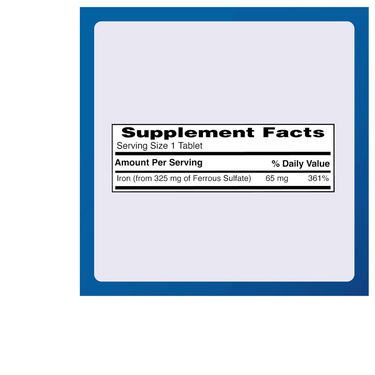 FERROUS SULFATE 325MG